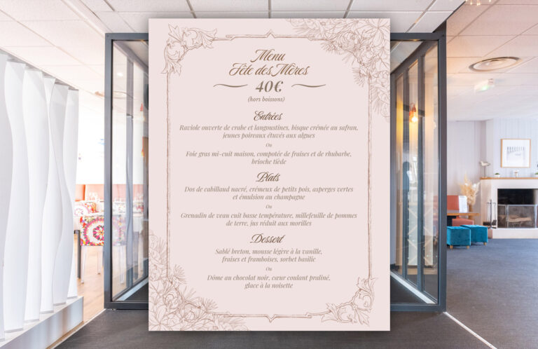 Menu fête des mères restaurant à Ars en Ré | Île-de-Ré